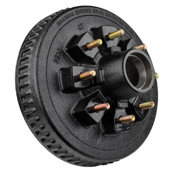 12HD865DRUM 7000lb 8 on 6-1/2" Bolt Pattern 12" Brake Drum with 1/2" Lug Studs #3