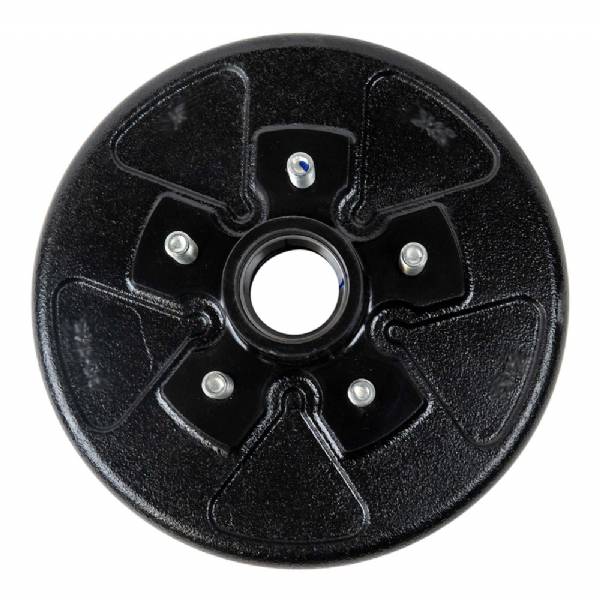 19-100 3500lb 5 on 4-1/2" Bolt Pattern 10" Pre-Greased Brake Drum Kit #2
