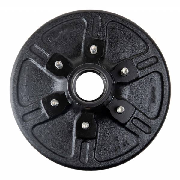 19-125 6000lb 6 on 5-1/2" Bolt Pattern 12" Pre-Greased Brake Drum Kit #2