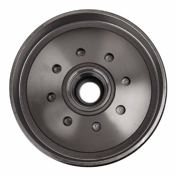 19-135 7000lb 8 on 6-1/2" Bolt Pattern 12" Pre-Greased Drum Kit with 9/16" Lug Studs #4