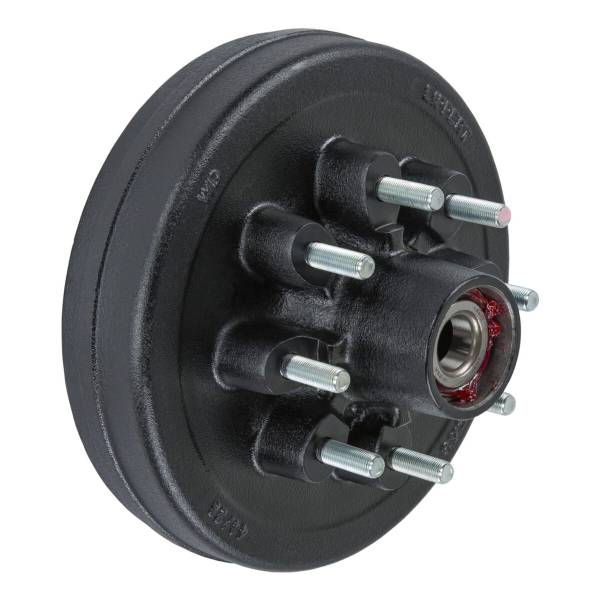 2024013261 7000lb 8 on 6-1/2" Bolt Pattern 12" Pre-Greased Drum Kit with 9/16" Lug Studs #5
