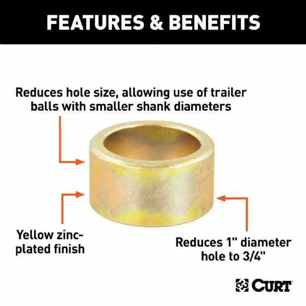 21100 1" to 3/4" Tow Ball Reducer Bushing #4