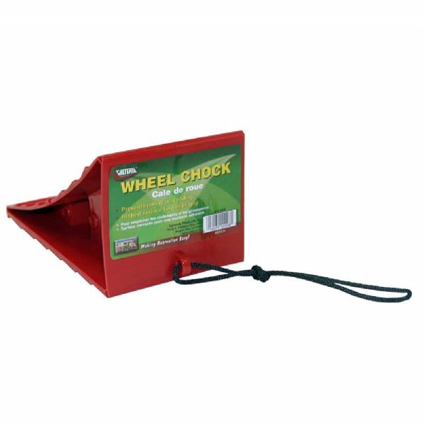 A10-0908 Plastic Wheel Chock with Rope