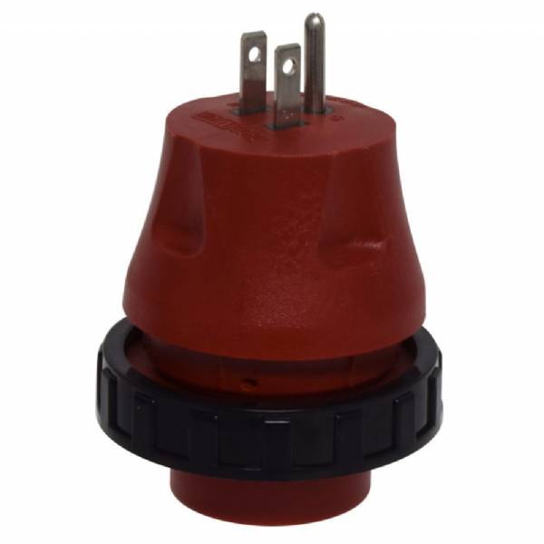 A10-1530DA 15-Amp to 30-Amp Detachable Power Adapter Plug with Locking Ring