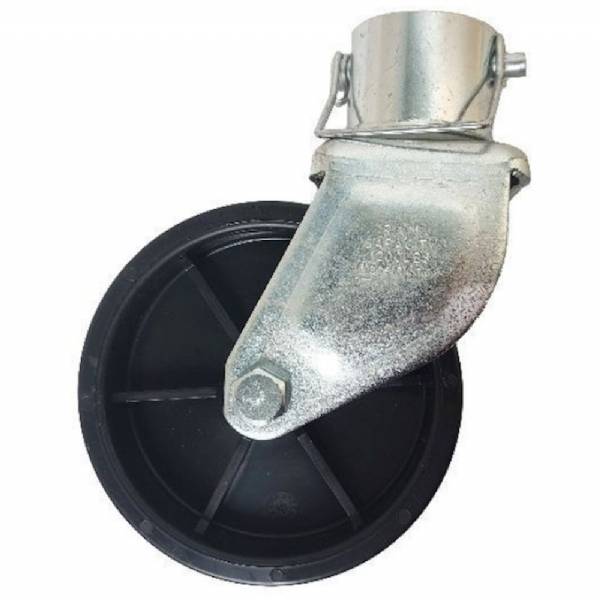 JC-101 6" Removable Poly Caster Wheel w/Pin