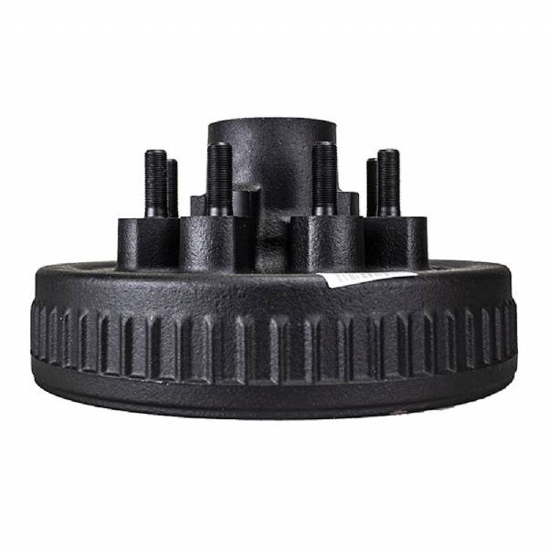K08-219-2G 7000lb 8 on 6-1/2" Bolt Pattern 12" Pre-Greased Brake Drum Kit with 9/16" Lug Studs #3