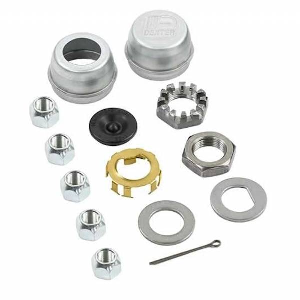 K08-247-1G 3500lb 5 on 4-1/2" Bolt Pattern 10" Pre-Greased Brake Drum Kit #5
