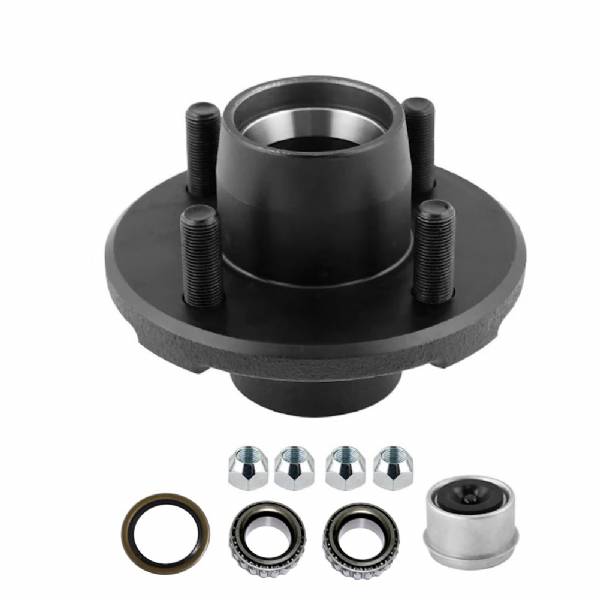 TR4100 2000lb 4 on 4" Bolt Pattern Hub Kit with 1-1/6" Bearing Set