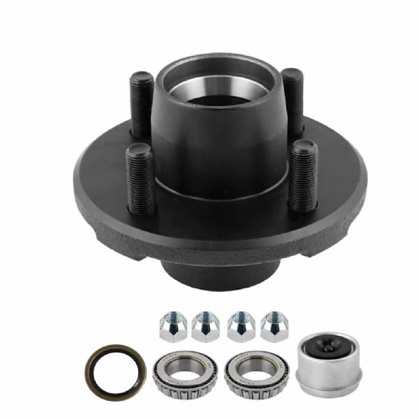 TR4102 2000lb 4 on 4" Bolt Pattern Hub Kit with 1" Bearing Set
