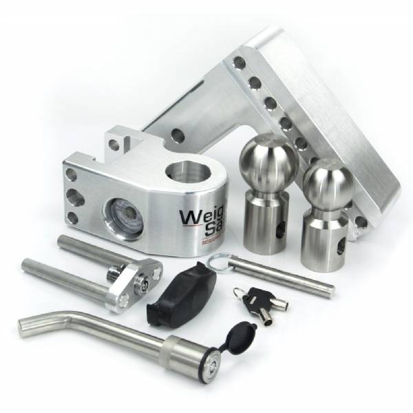 WS6-2.5-KA 2-1/2" Shank - 6" Drop/7" Rise Weigh Safe Adjustable Hitch w/Tongue Scale #2