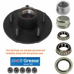 17-110 3500lb 5 on 4-1/2" Bolt Pattern Pre-Greased Idler Hub Kit with 1-1/16" and 1-3/8" Bearing Set