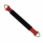 2TDAX24RED 2" x 24" Red Axle Strap with Protective Sleeve